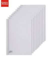 齊心Q310-1實色抽桿夾A4 30頁白色(10pcs)