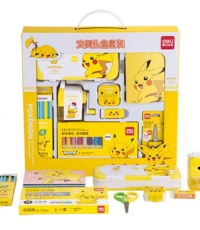 得力學生文具禮盒套裝 68885 皮卡丘系列