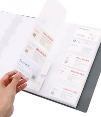 得力5780活頁名片冊600枚*12