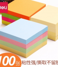 得力7155彩色記事貼(混)*12