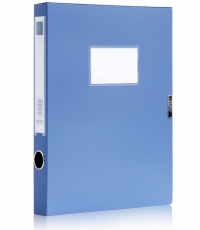 得力5602檔案盒35mm(藍)*12