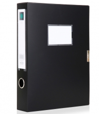 得力5603檔案盒55mm(黑)