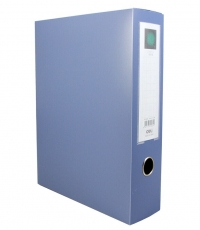 得力5604檔案盒75mm(藍)