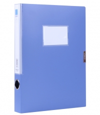 得力5682檔案盒35mm(藍)