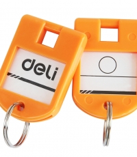 得力9330鑰匙牌筒裝(混)(24個/筒) 