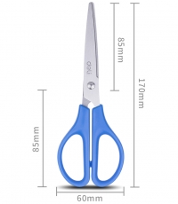 得力0603標準辦公剪刀中號170mm*12