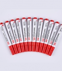 齊心WB701易擦白板筆紅色*12