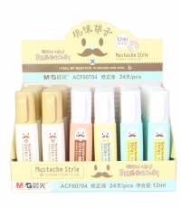 晨光水基修正液玩味胡子ACF60704白12ml*24