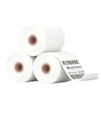 得力3206萊茵河熱敏收銀紙80*50型(混)(2卷/筒)