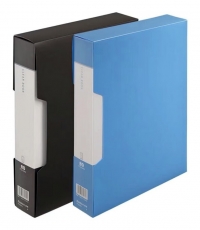 齊心PF80AK-1資料冊帶外殼80頁 黑色*8