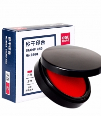 得力9868快干印臺79mm紅*12