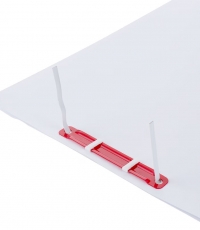 得力5548塑膠裝訂夾80MM(混)(50套/盒)