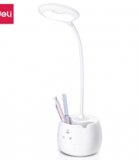 得力4326_LED筆筒臺燈(白)