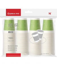齊心L302健康紙杯9安250ml*100個*20提