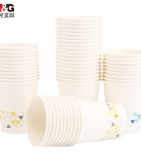 晨光紙杯加厚型9盎司(50pcs混色)ARC92513