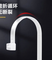 得力DL506151扎帶5x300mm (白)