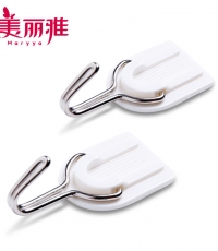 美麗雅HC062818簡色經典小粘鉤6個/板