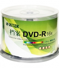 錸德DVD-R 16速 4.7G 50片桶裝 刻錄盤