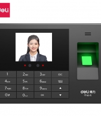 得力3765CN智能云考勤機(黑色)