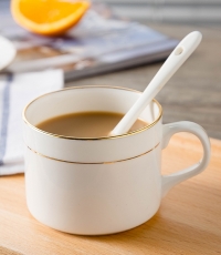 金邊骨瓷咖啡杯