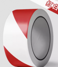 新時達S-4815PVC警示膠帶紅白色4.8*15y*6