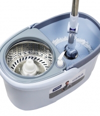 億麗佳2395雙桶帶輪旋轉拖把