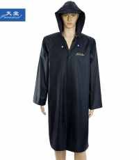 天堂NF-2滌絲紡PVC合成風衣款雨衣（藏青色）