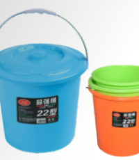 恒豐15型塑料藍色小水桶325*310mm(含蓋）