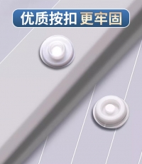 新時達10個文件袋透明A4加厚檔案按扣袋資料袋