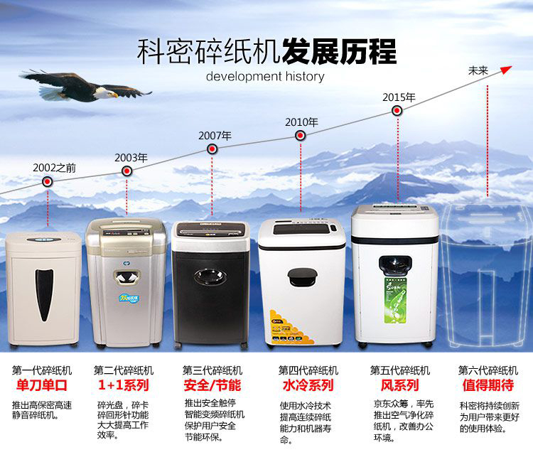 科密C-638碎紙機 科密辦公室家用文件粹紙機