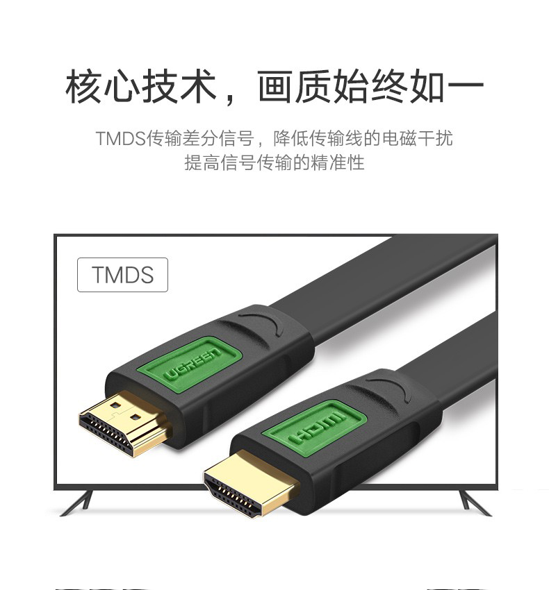 綠聯40461HDMI高清線1.5米