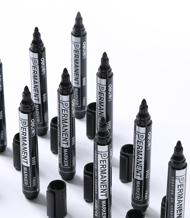 得力（deli） 可加墨水記號(hào)筆/物流大頭筆/簽到筆 S632記號(hào)筆墨水(紅)