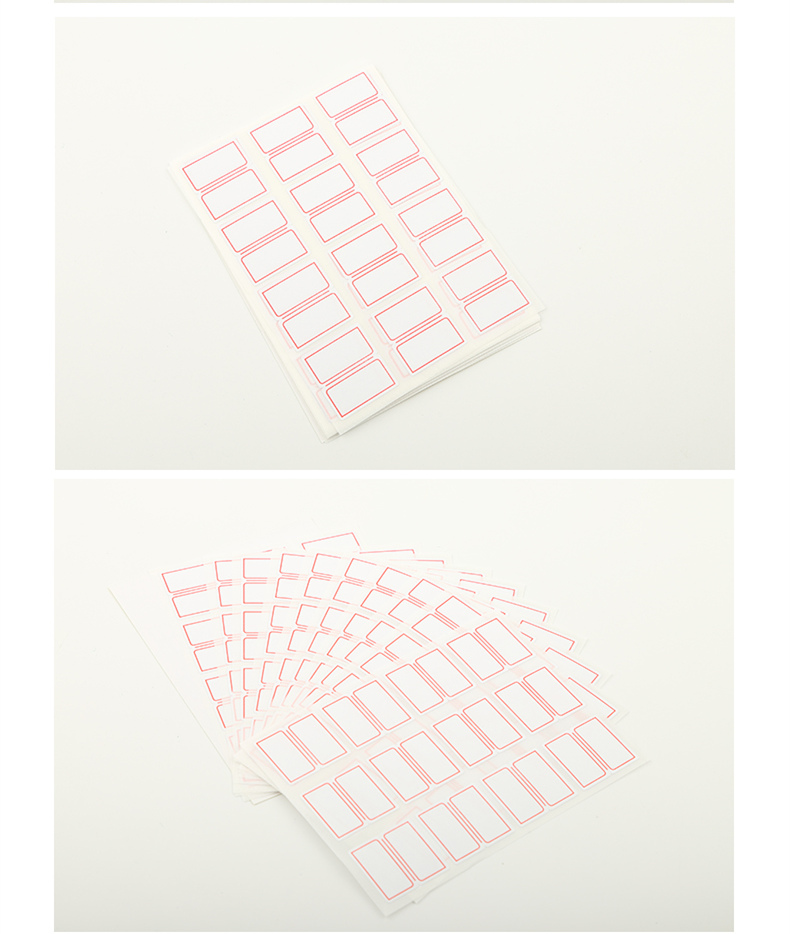 晨光12枚X10自粘性標簽(紅)YT-16